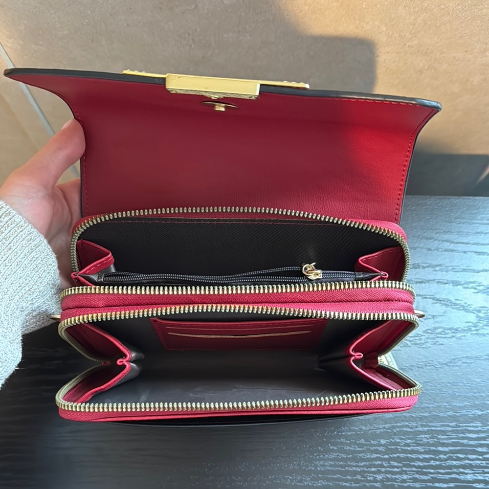 Red Leather Wallet - Picture 3 of 4
